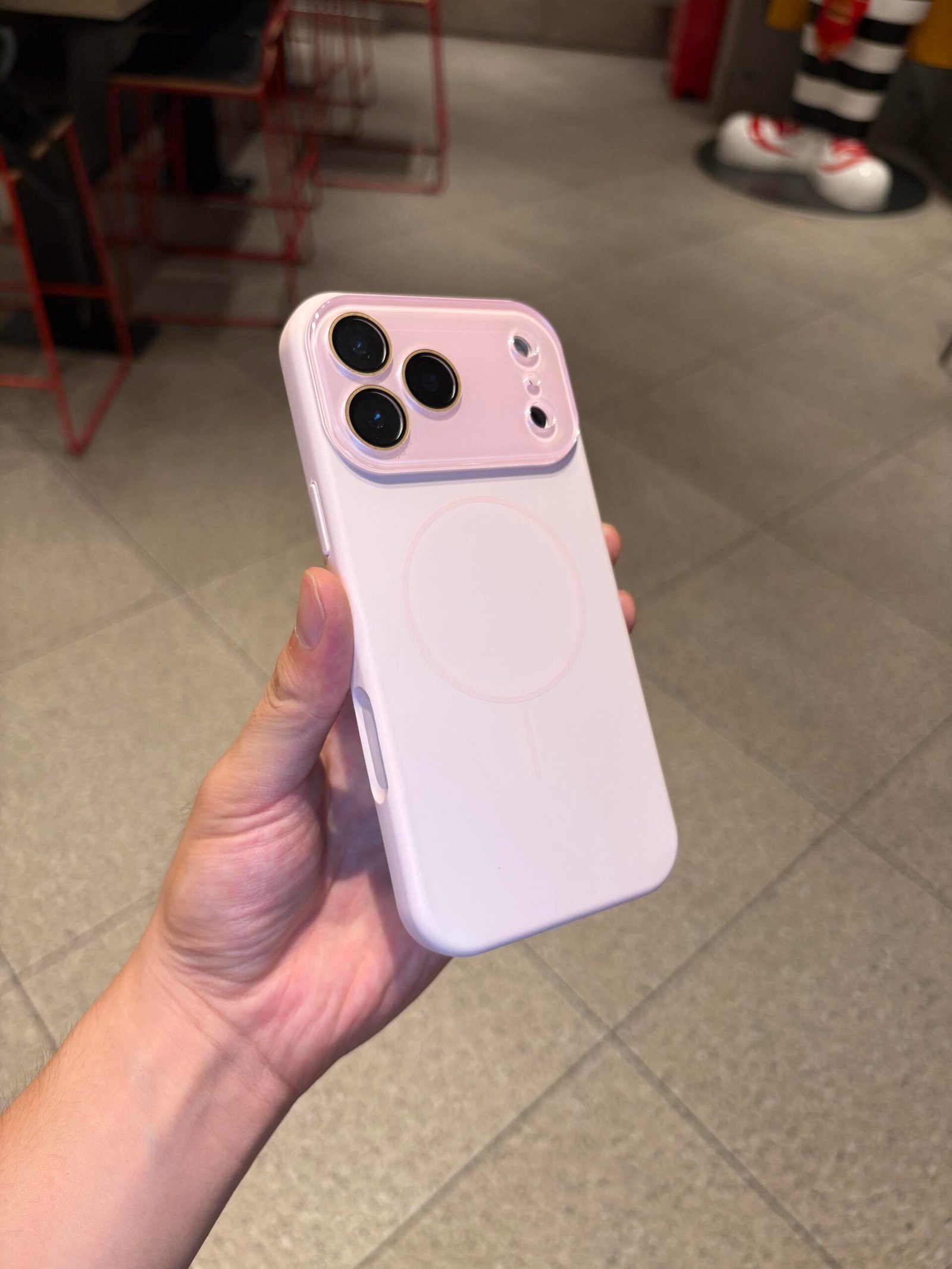 iPhone MagSafeSilicone Case with Lens Cover