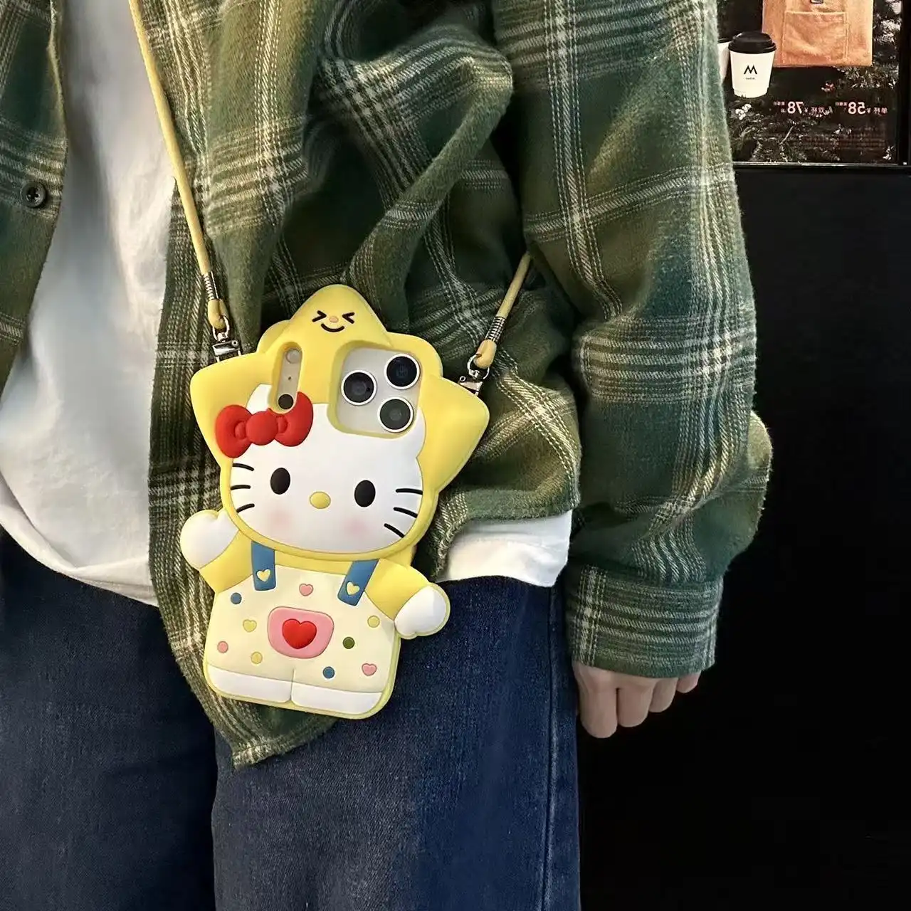 Cute Kitty Cat iPhone Case Soft Silicone Back Cover