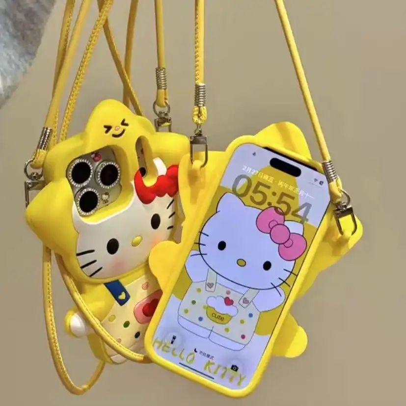 Cute Kitty Cat iPhone Case Soft Silicone Back Cover