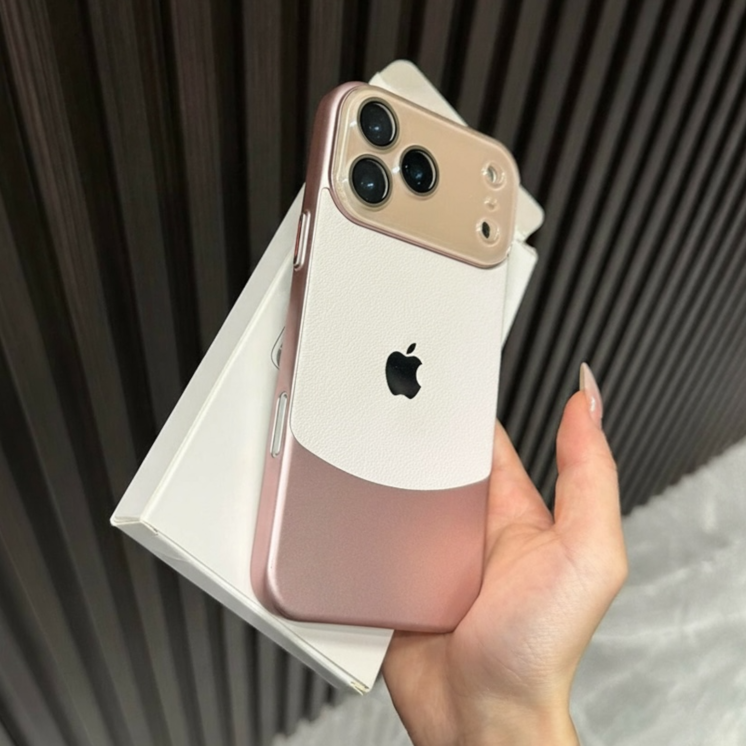 Premium Leather Texture Case for iPhone
