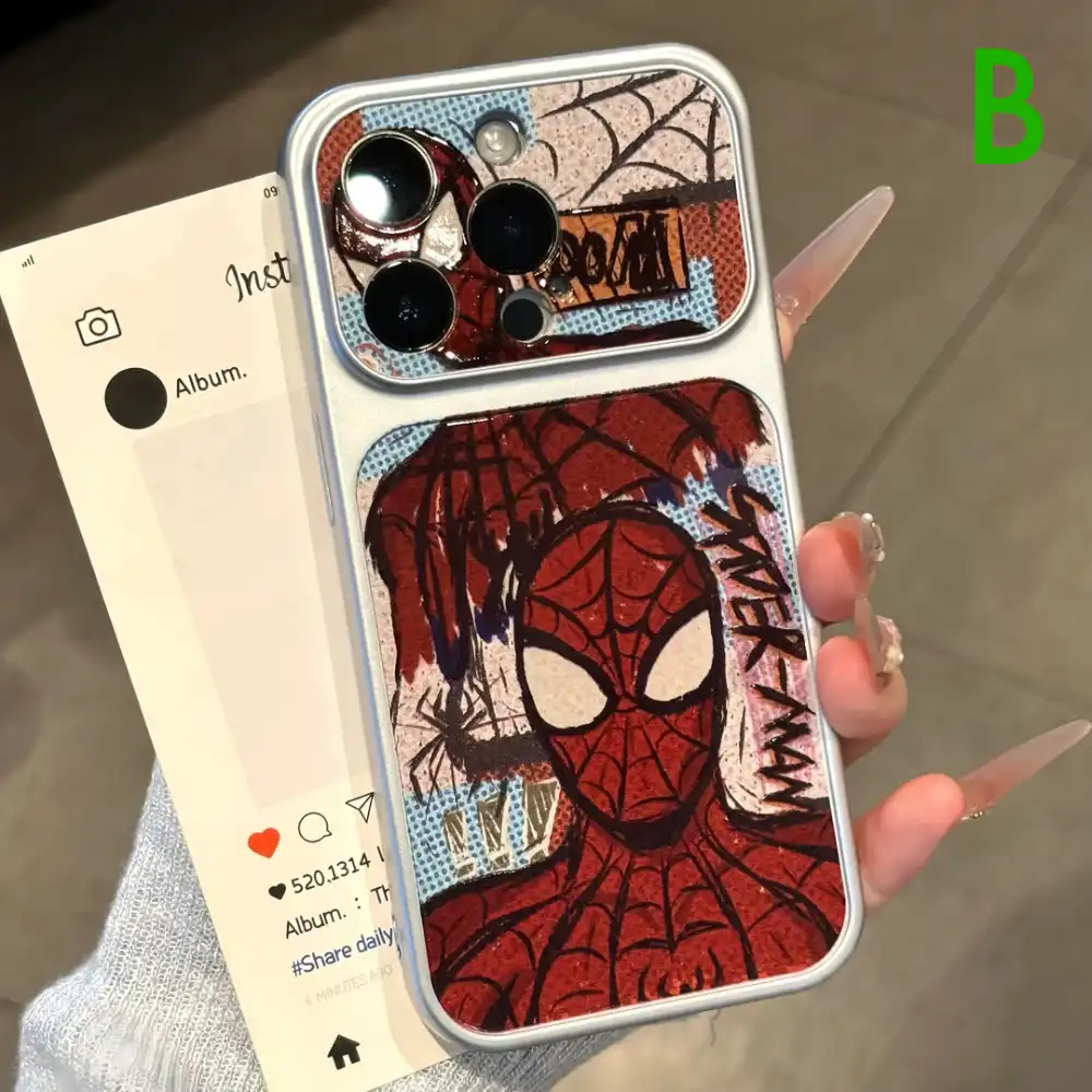Spider M iPhone Case Back Cover 2 3 Spider M iPhone Case Back Cover 1