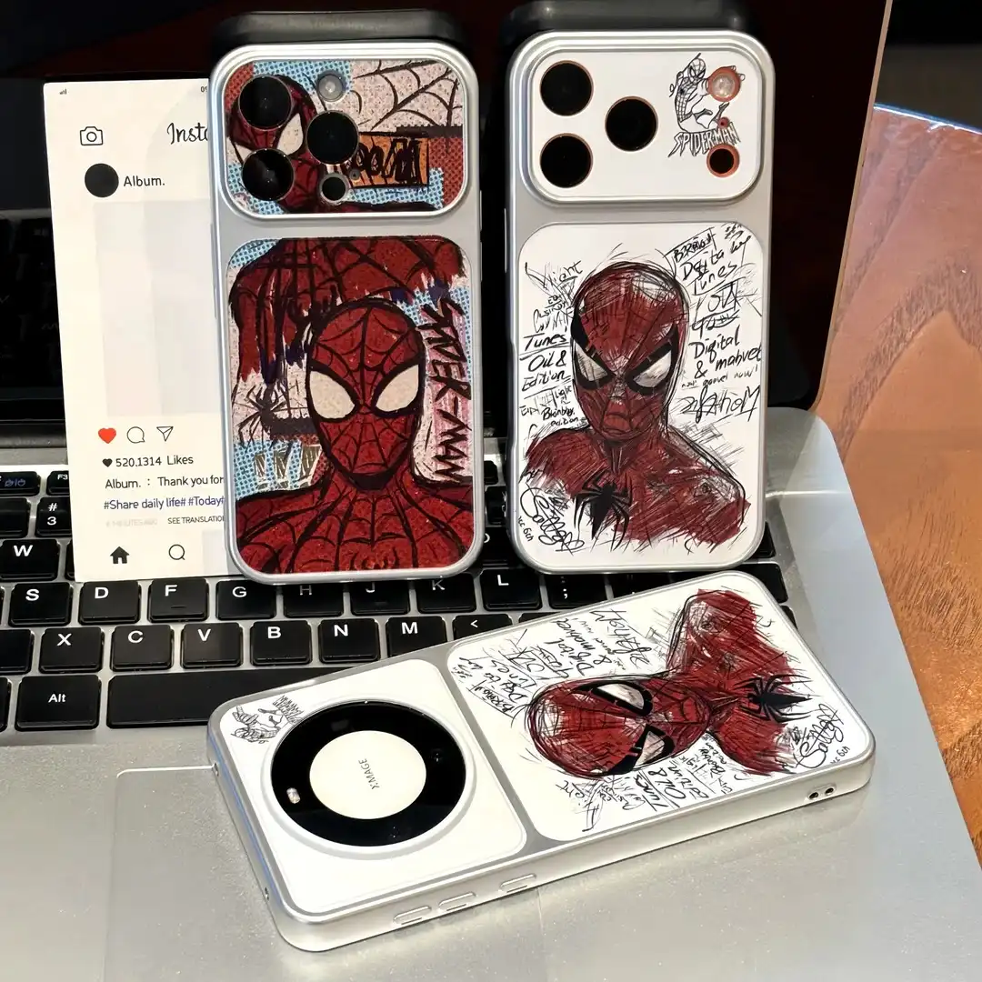 Spider M iPhone Case Back Cover 2 5 Spider M iPhone Case Back Cover 1