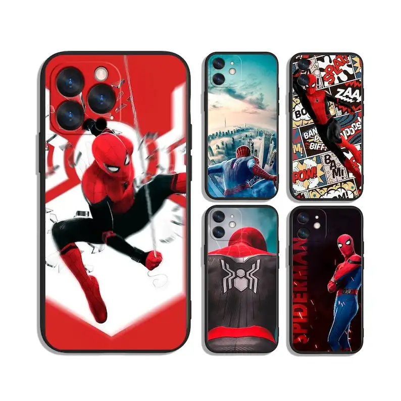 Spider Man Avengers Hero Legacy Protective Custom Phone Cases for iPhone Samsung