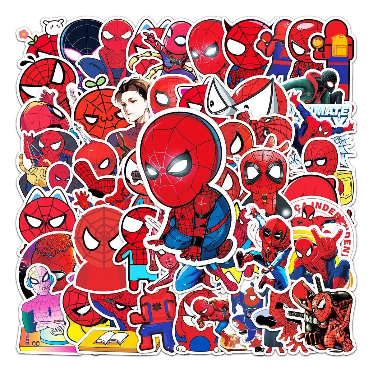 Spider Man Stickers A 50 pieces 2 Spider Man Stickers A 56 pieces