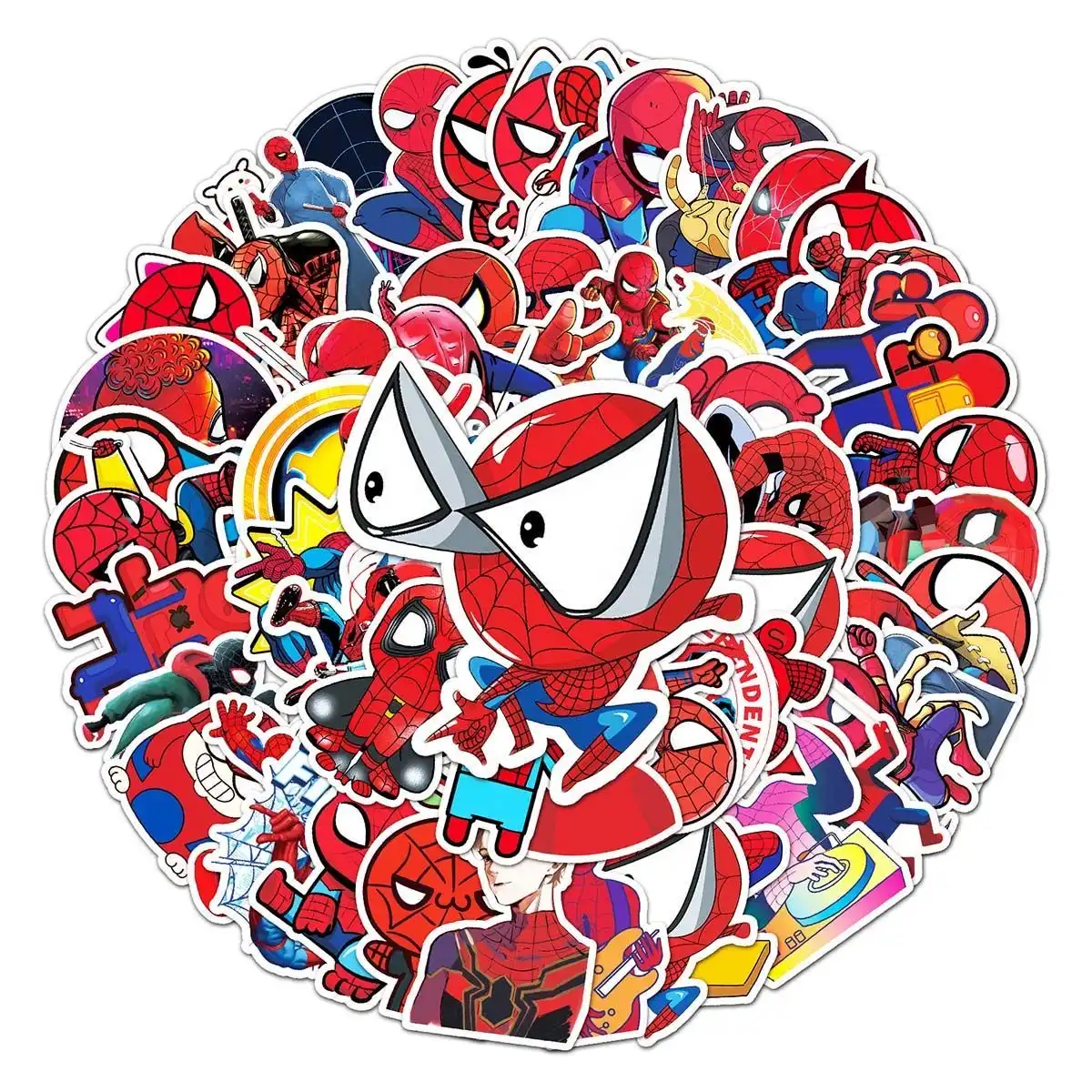 Spider Man Stickers A 50 pieces 6 Spider Man Stickers A 56 pieces