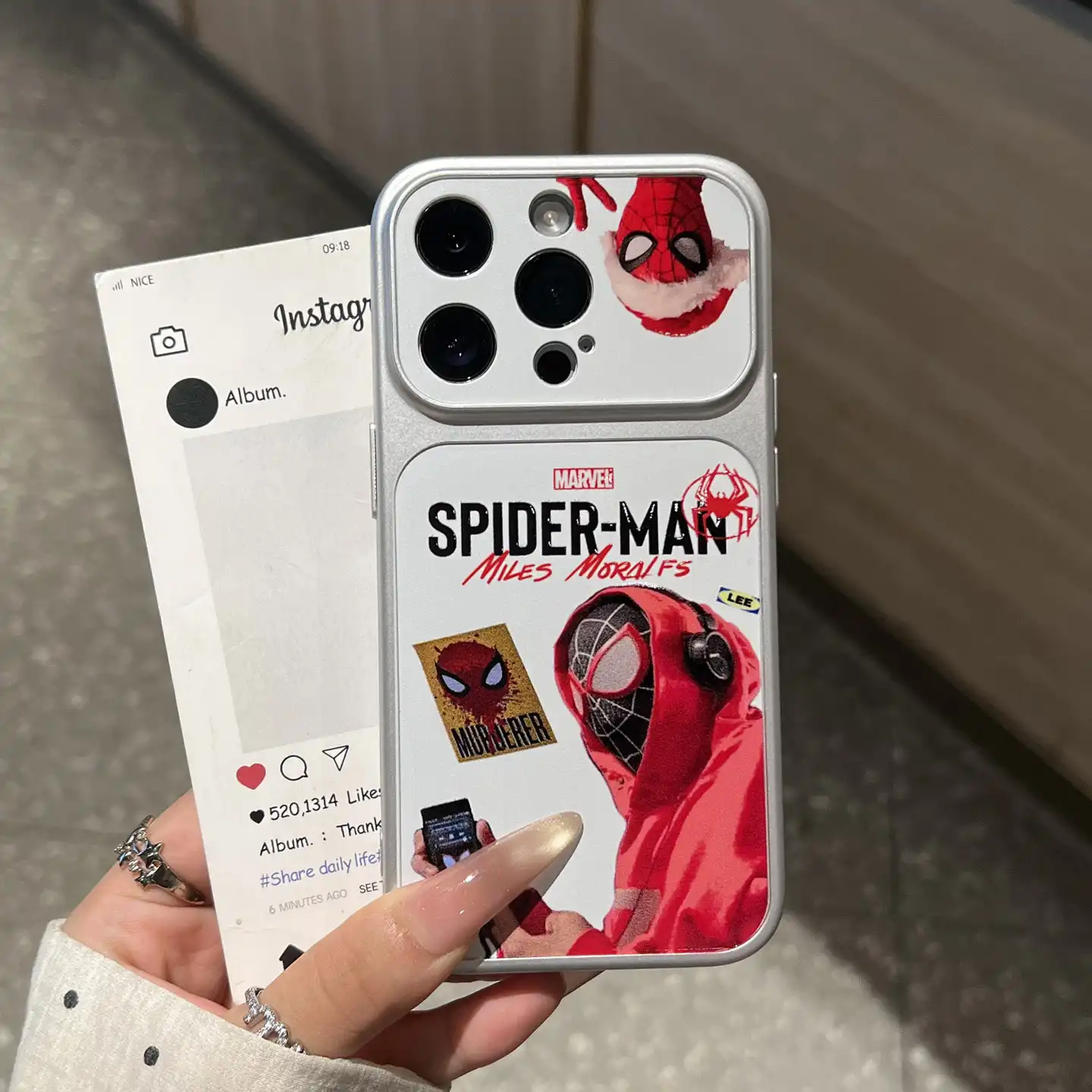 Spider M iPhone Case Back Cover 2