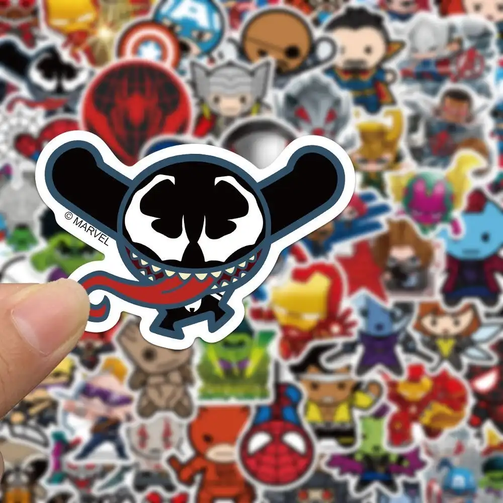 Super Hero Stickers D 50 pieces 4 Super Hero Stickers D 50 pieces