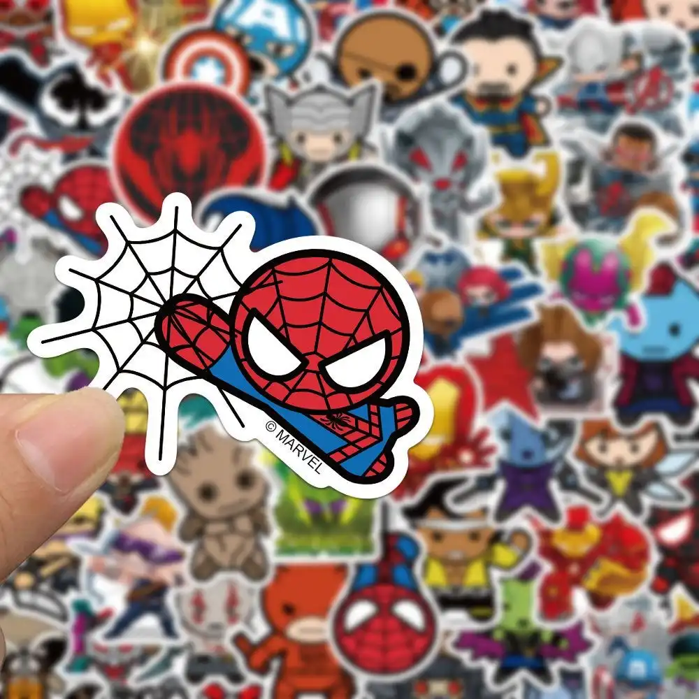 Super Hero Stickers D 50 pieces 5 Super Hero Stickers D 50 pieces