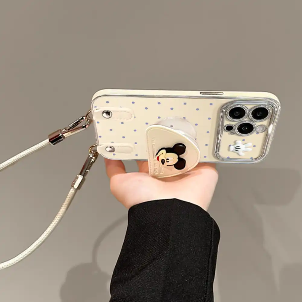 iPhone Lanyard Series | Cartoon Mick Mouse Back Cover M2-3 iPhone Lanyard Series | Cartoon Mick Mouse Back Cover M2