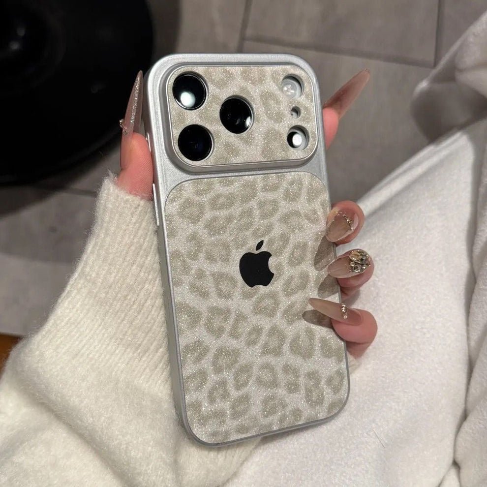 rn-image_picker_lib_temp_298186f9-362d-4ee1-a5f5-1a2c0d7eaa9a.jpg Premium Glitter Leopard iPhone Case