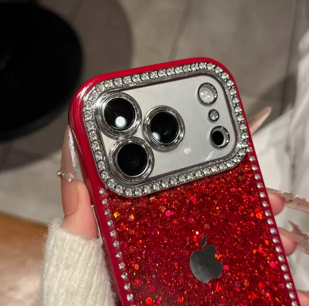 rn-image_picker_lib_temp_5e565cbd-541c-4ae6-a86d-40ef97ea024f.png Premium Glitter and Rhinestone iPhone case