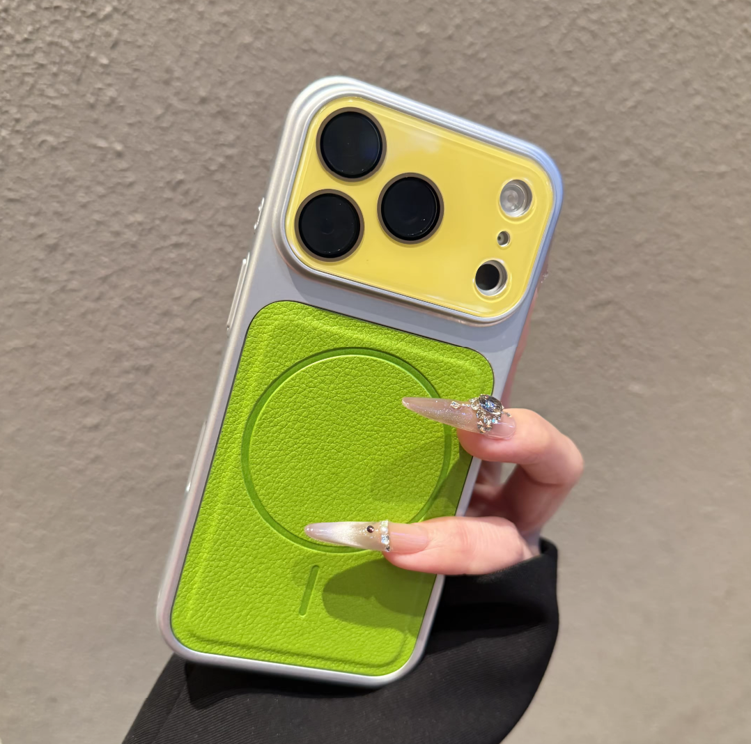 Instant premium upgrade  Lychee-textured magnetic phone case