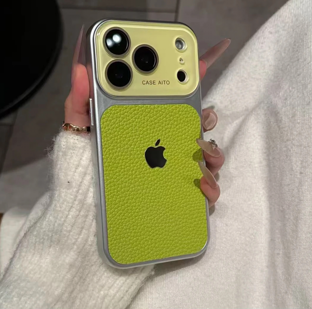 Anti-yellowing case that makes your phone look brand new — Solid color, hard shell, and shockproof protection