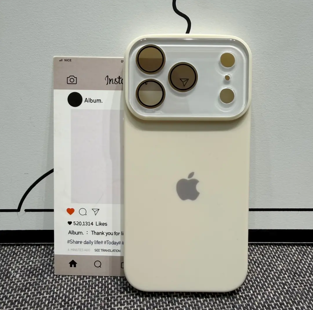 rn-image_picker_lib_temp_ff624bb5-3f7c-47a6-81a7-950c081f6f13.png Style Plain-Thin Full-Coverage Silicone Phone Case with Integrated Camera Button