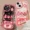 Cartoon Lotso Bear Phone Case for iPhone - Cute Pendant Included