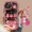 Cartoon Lotso Bear Phone Case for iPhone - Cute Pendant Included