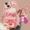 Cartoon Lotso Bear Phone Case for iPhone - Cute Pendant Included