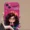 Curly Haired Girl Pendant iPhone Case With Flip Makeup Mirror Lens Protector Back Cover