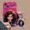 Curly Haired Girl Pendant iPhone Case With Flip Makeup Mirror Lens Protector Back Cover
