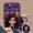 Curly Haired Girl Pendant iPhone Case With Flip Makeup Mirror Lens Protector Back Cover