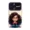 Curly Haired Girl Pendant iPhone Case With Flip Makeup Mirror Lens Protector Back Cover