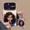 Curly Haired Girl Pendant iPhone Case With Flip Makeup Mirror Lens Protector Back Cover