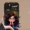 Curly Haired Girl Pendant iPhone Case With Flip Makeup Mirror Lens Protector Back Cover