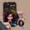Curly Haired Girl Pendant iPhone Case With Flip Makeup Mirror Lens Protector Back Cover