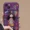 Curly Haired Surprised Girl Pendant Phone Case With Flip Makeup Mirror Lens Protector Back Cover