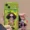 Curly Haired Surprised Girl Pendant Phone Case With Flip Makeup Mirror Lens Protector Back Cover