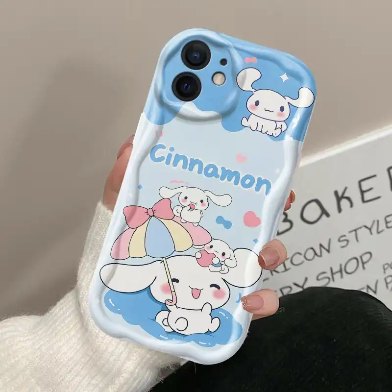 Cute Kitty Cinnamoroll Slim Phone Case for iPhone - Shockproof TPU Back Cover 1 Cute Kitty Cinnamoroll Slim Phone Case for iPhone - Shockproof TPU Back Cover