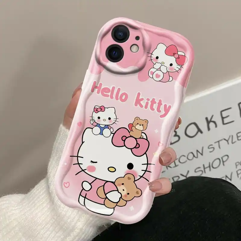 Cute Kitty Cinnamoroll Slim Phone Case for iPhone - Shockproof TPU Back Cover 3 Cute Kitty Cinnamoroll Slim Phone Case for iPhone - Shockproof TPU Back Cover