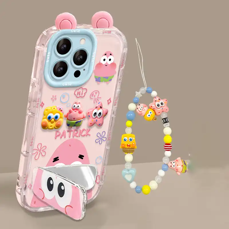 Cute SpongeBob Patrick Star Phone Case Cartoon Back Cover