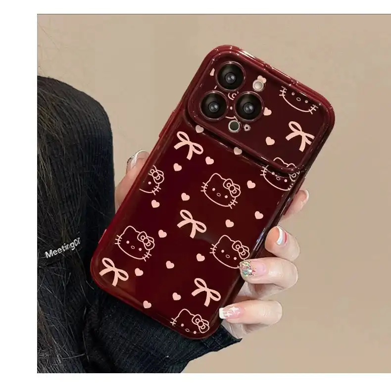 Full Screen Kitty Flip Mirror Stand Phone Case 4 Full Screen Kitty Flip Mirror Stand Phone Case