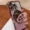 Glitter Phone Case With Mirror Ring Grip Stand