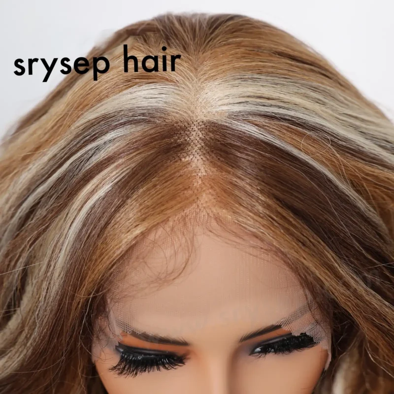 Japanese Futura Fiber Lace-Front Long Wavy Wigs 1 Long Wavy Lace Front Wigs for Women - 13x6 HD Transparent Lace Frontal Synthetic Wig, Japanese Futura Heat Resistant Fiber with Pre-Plucked Hairline