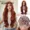 Long Wavy Lace Front Wigs for Women - 13x6 HD Transparent Lace Frontal Synthetic Wig, Japanese Futura Heat Resistant Fiber with Pre-Plucked Hairline