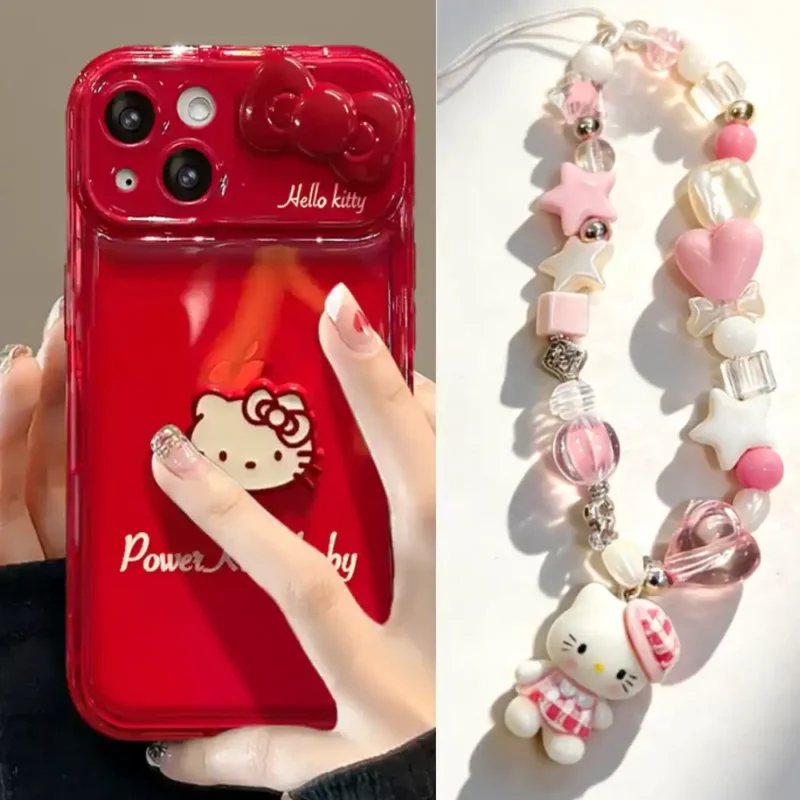 Makeup Mirror Lens Protector Kitty Flip iPhone Case 1-11 Makeup Mirror Lens Protector Kitty Flip iPhone Case