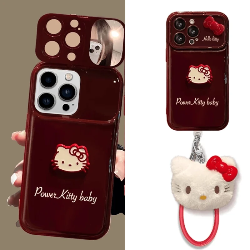 Makeup Mirror Lens Protector Kitty Flip iPhone Case 22 Makeup Mirror Lens Protector Kitty Flip iPhone Case