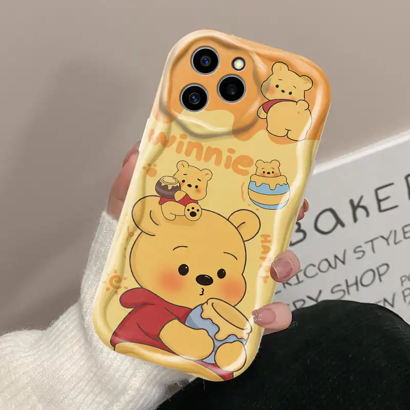 Winnie Pooh Losto Bear Phone Case for iPhone - Shockproof TPU Back Cover 1 Winnie Pooh Losto Bear Phone Case for iPhone - Shockproof TPU Back Cover