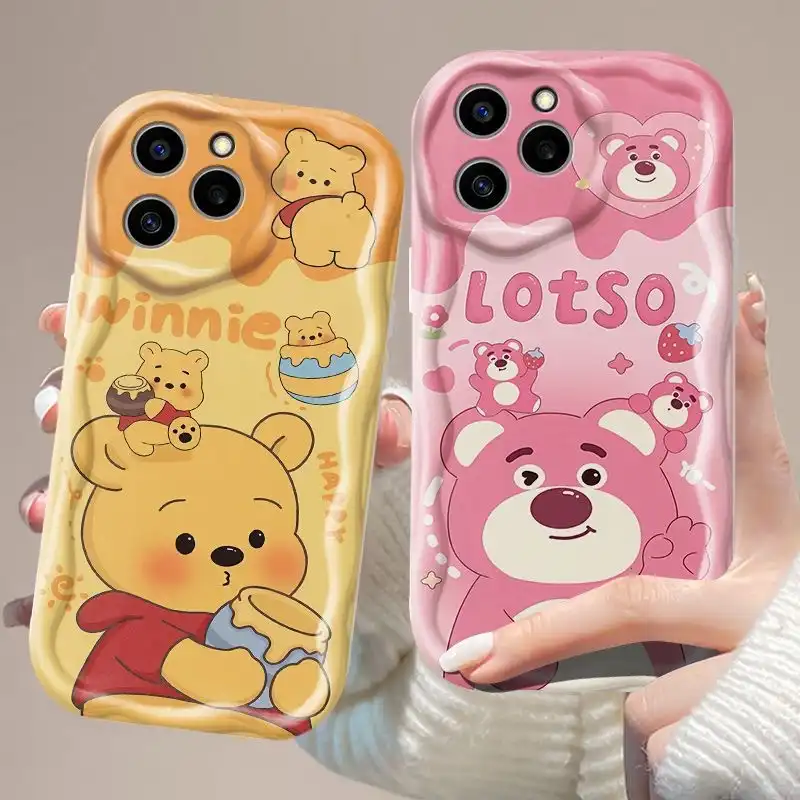 Winnie Pooh Losto Bear Phone Case for iPhone - Shockproof TPU Back Cover 4 Winnie Pooh Losto Bear Phone Case for iPhone - Shockproof TPU Back Cover