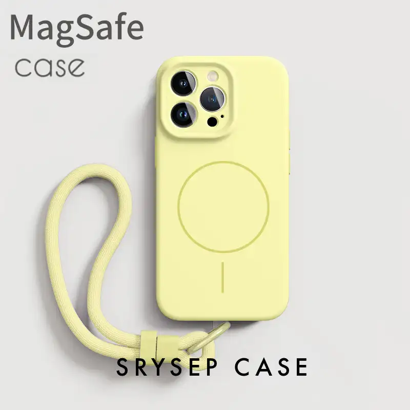 iPhone Lanyard Series - Liquid Silicone Phone Case Supports MagSafe 11 iPhone Lanyard Series - Liquid Silicone Phone Case Supports MagSafe