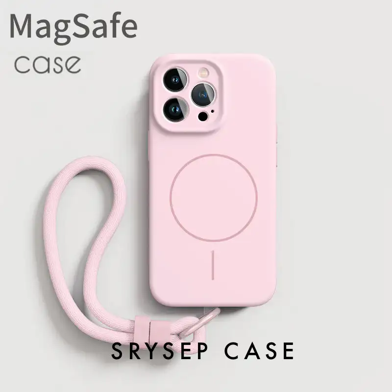 iPhone Lanyard Series - Liquid Silicone Phone Case Supports MagSafe 6 iPhone Lanyard Series - Liquid Silicone Phone Case Supports MagSafe