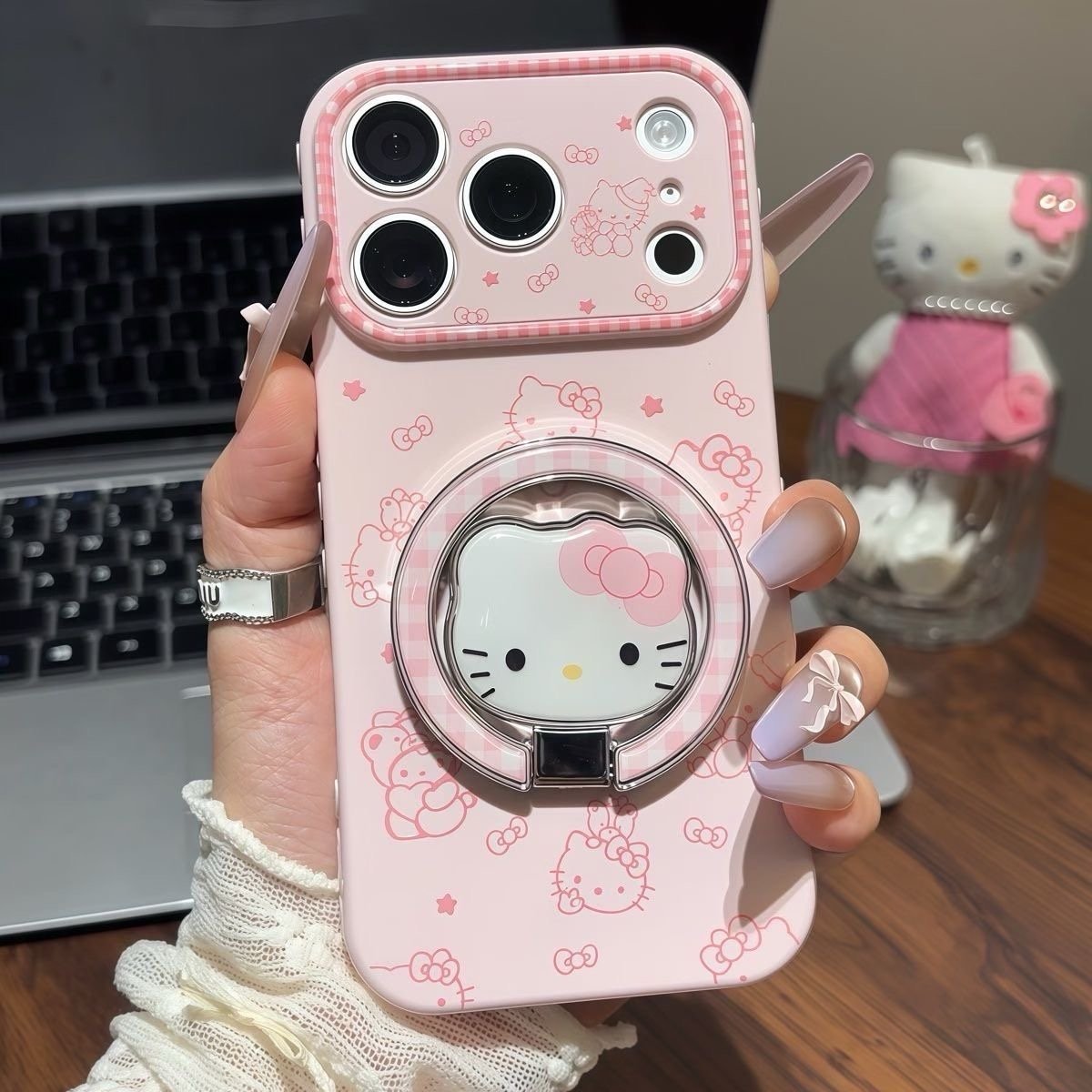 img_9777 Cuteness Kitty Mirror Stand Phone Case for iPhone